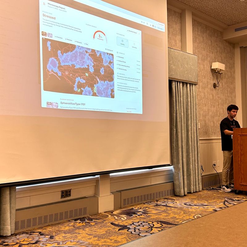 Wastewater microscopy presentation at the West Virginia Rural Water Association conference